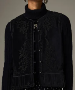 Alternative view of Maison Hotel W26 Bob vest vinton blue