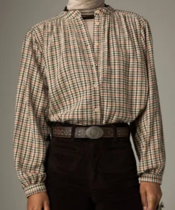 Alternative view of Maison Hotel W26 Vera shirt rustic plaid