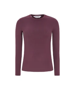 Alternative view of Soft Rebels W26 Fenja O-neck top AW22-300  vinyard wine