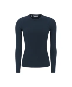 Soft Rebels W26 Fenja O-neck top AW22-300  total eclipse