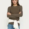 Soft Rebels W26 Fenja O-neck top AW22-300  canteen
