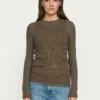 Soft Rebels W26 Fenja O-neck top AW22-300 canteen - Afbeelding 4