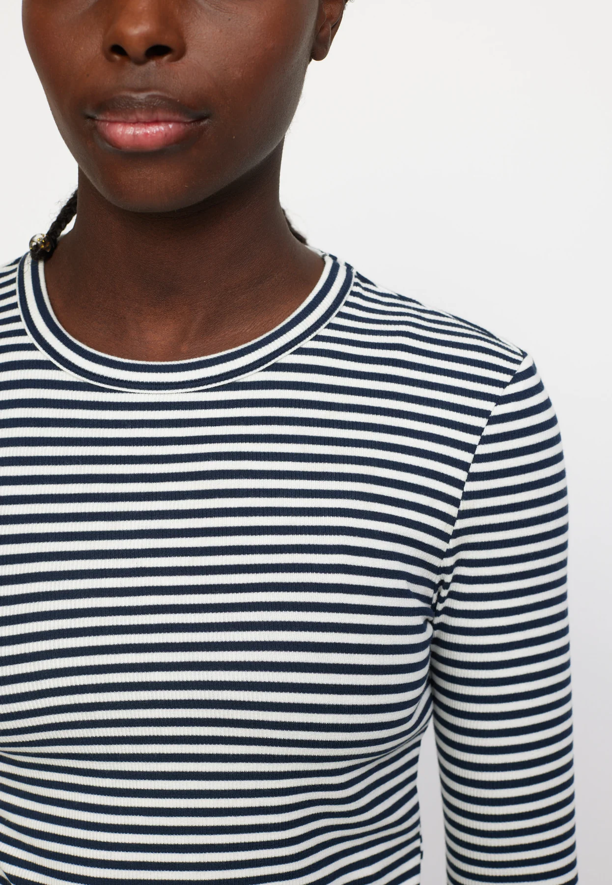 Soft Rebels W26 Fenja stripe o-neck top 124-303 total eclipse - Afbeelding 5
