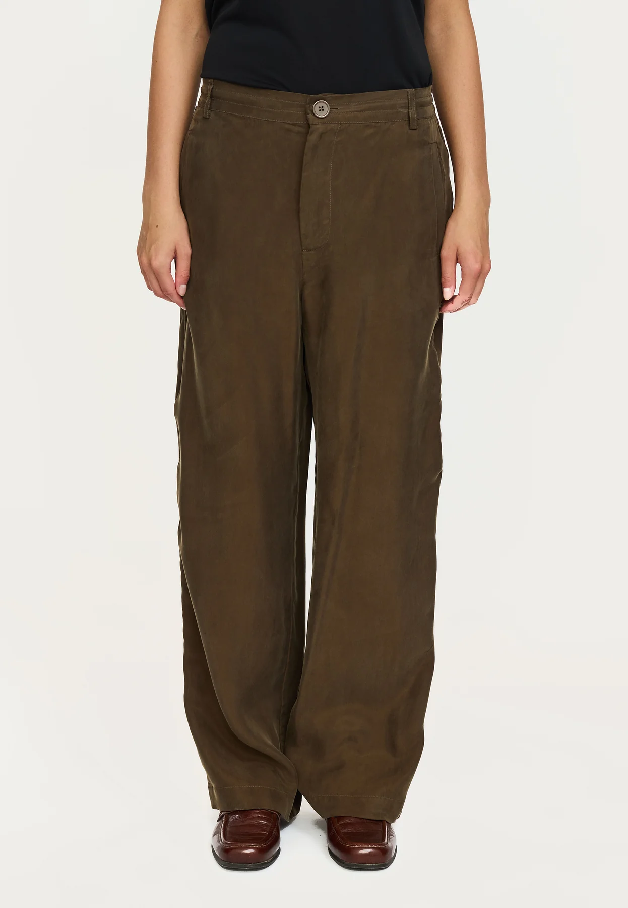 Soft Rebels W26 Frances pant 526-711 kangaroo
