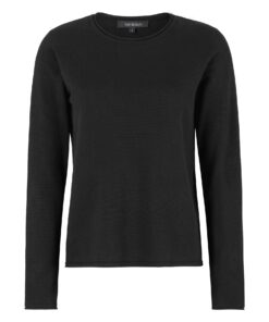 Alternative view of Soft Rebels W26 Marla 0-neck knit roll edge 219-208 black