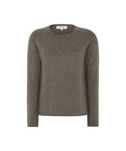 Alternative view of Soft Rebels W26 Marla 0-neck knit roll edge 219-208 canteen melange