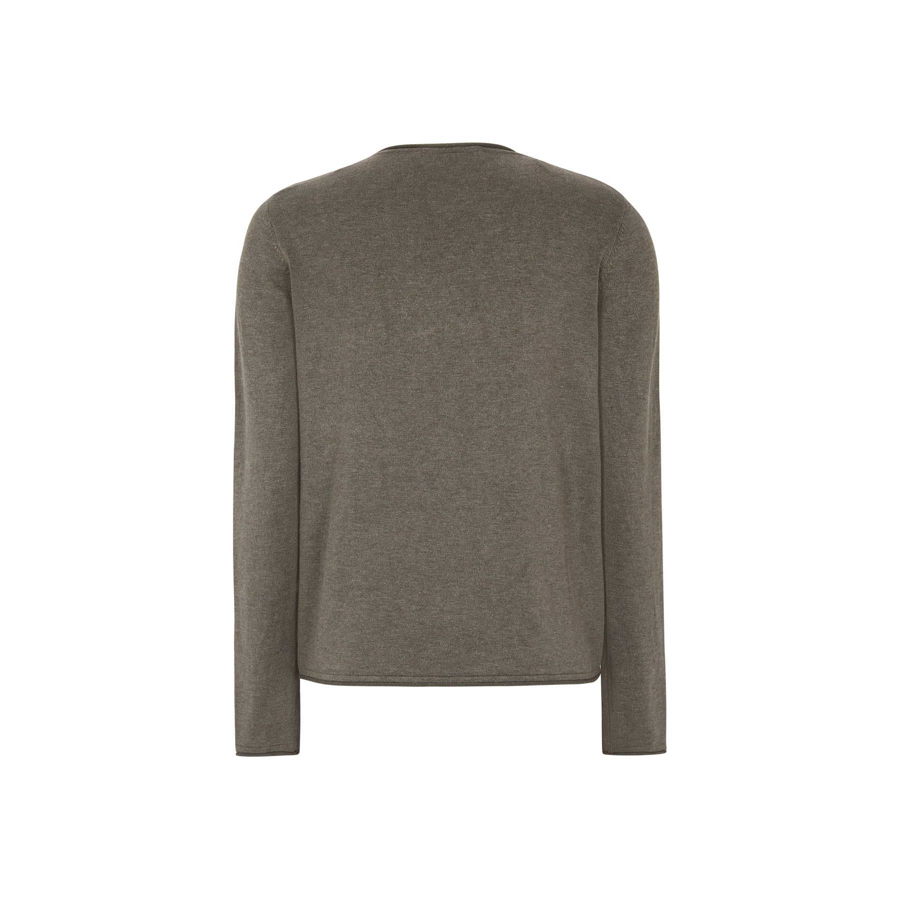Soft Rebels W26 Marla 0-neck knit roll edge 219-208 canteen melange - Afbeelding 3