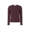 Soft Rebels W26 Marla 0-neck knit roll edge 219-208 Vinyard wine - Afbeelding 2