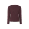 Soft Rebels W26 Marla 0-neck knit roll edge 219-208 Vinyard wine - Afbeelding 4