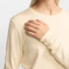 Soft Rebels W26 Marla 0-neck knit roll edge 219-208 arctic wolf - Afbeelding 5