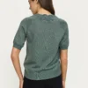 Soft Rebels W26 Marla ss 0-neck 320-200 Balsam green melange - Afbeelding 4