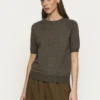 Soft Rebels W26 Marla ss 0-neck 320-200 Canteen melange