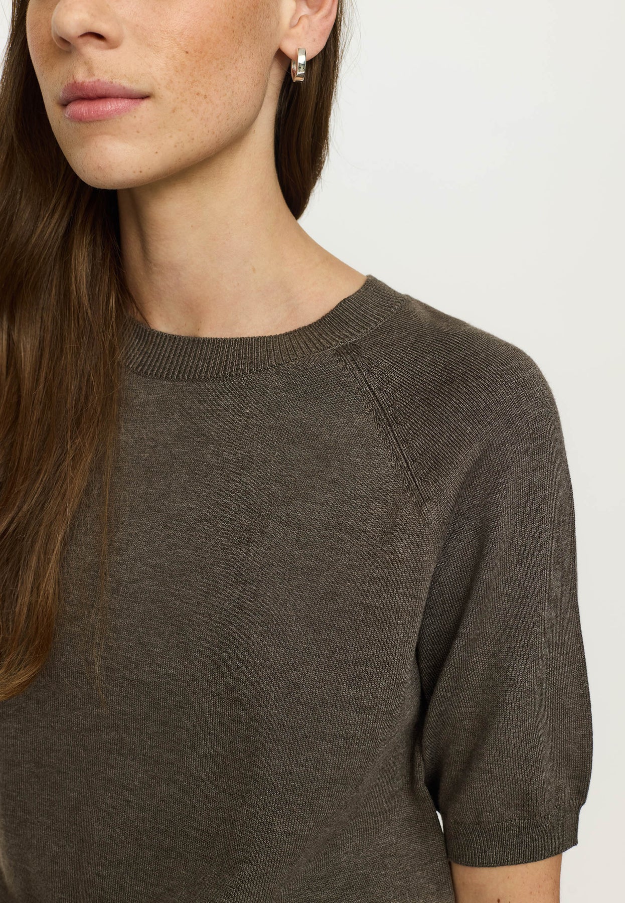 Soft Rebels W26 Marla ss 0-neck 320-200 Canteen melange - Afbeelding 5