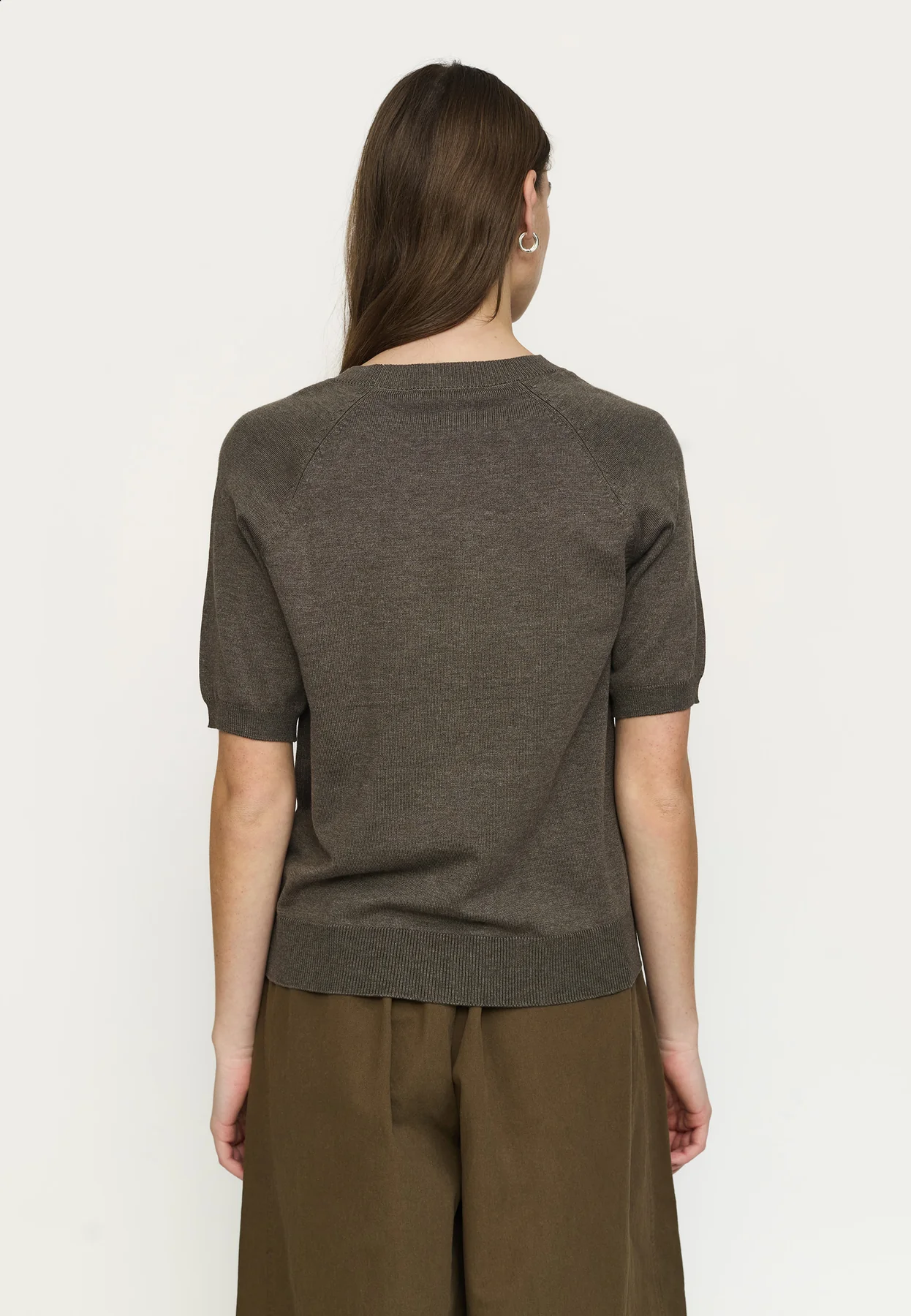Soft Rebels W26 Marla ss 0-neck 320-200 Canteen melange - Afbeelding 4