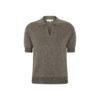 Soft Rebels W26 Parker polo v-neck knit 426-200 canteen melange - Afbeelding 2