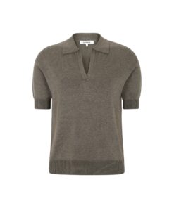 Alternative view of Soft Rebels W26 Parker polo v-neck knit 426-200 canteen melange