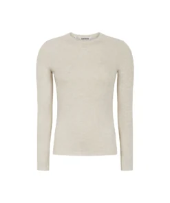 Alternative view of Soft Rebels W26 Roman O-neck  424-300  arctic wolf melange