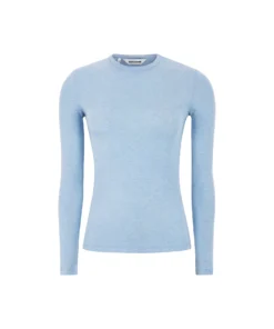 Soft Rebels W26 Roman O-neck  424-300  cashmere blue melange