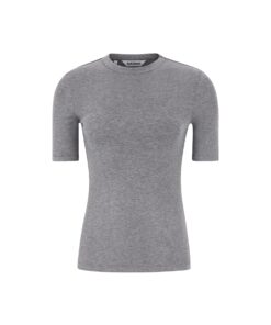 Alternative view of Soft Rebels W26 Roman ss top 126-302 medium grey melange