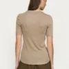 Soft Rebels W26 Roman ss top 126-302 silver mink melange - Afbeelding 4