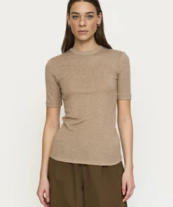 Soft Rebels W26 Roman ss top 126-302 silver mink melange