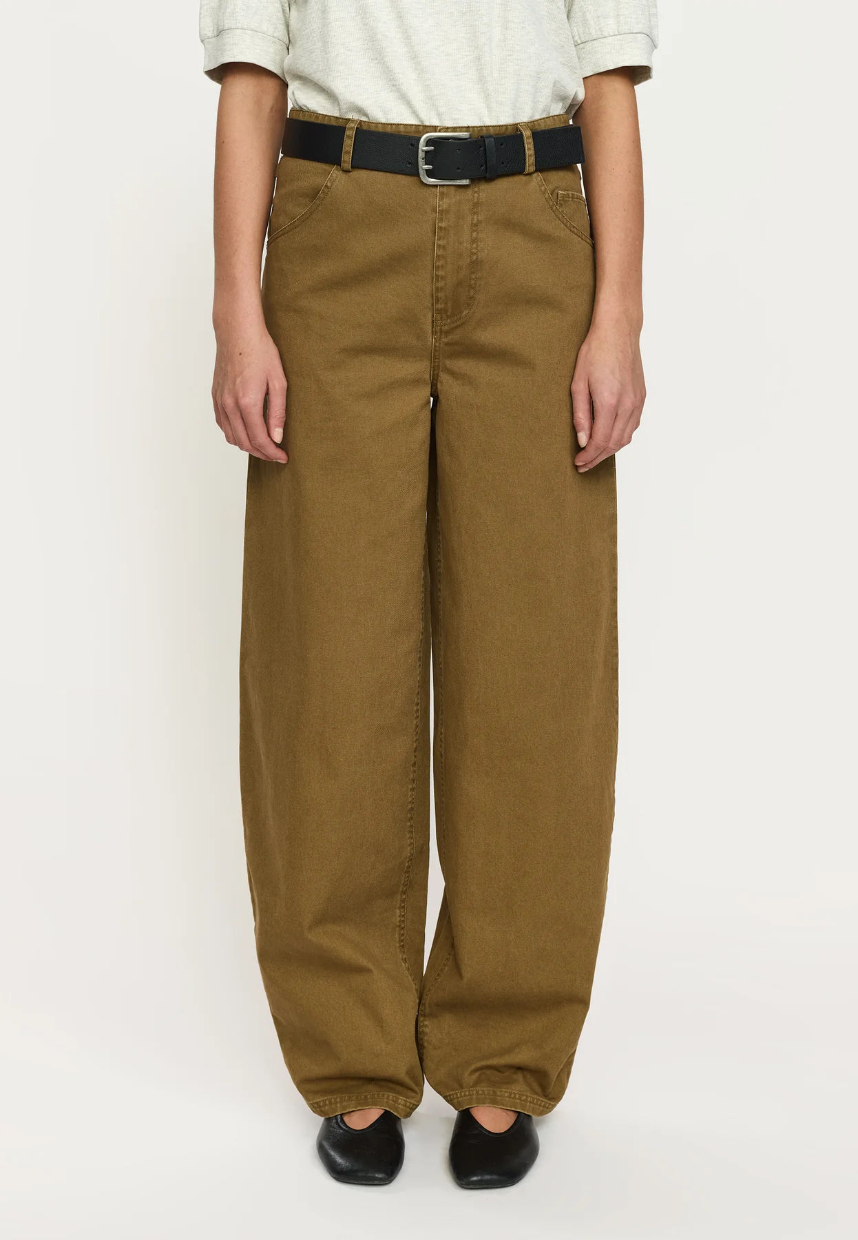 Soft Rebels W26 Trinitty pant 526-707 kangaroo