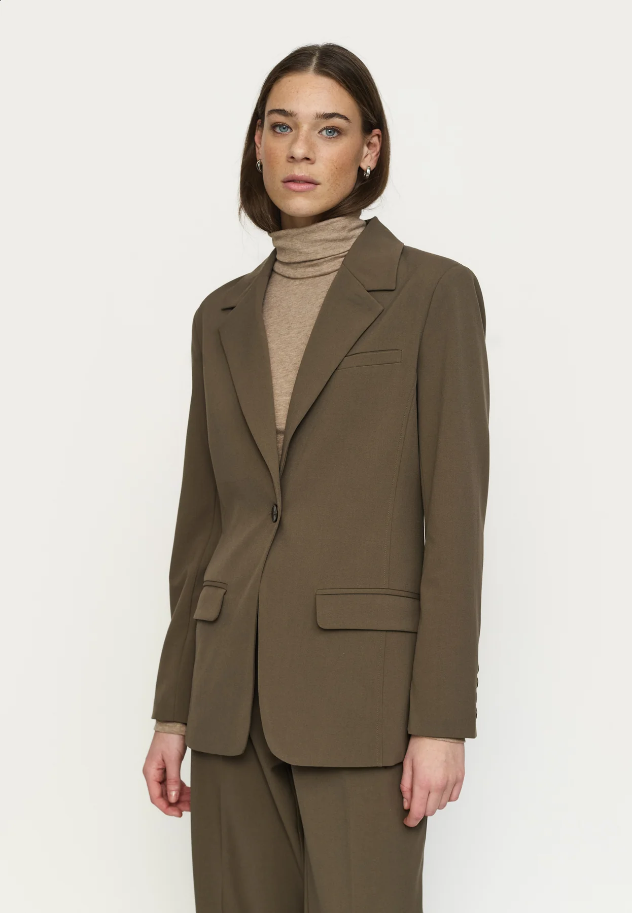 Soft Rebels W26 Vilja blazer 125-710 canteen - Afbeelding 3