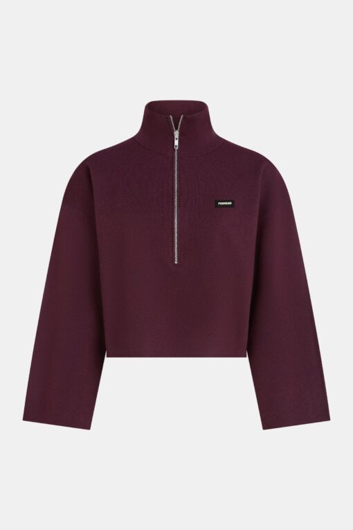 Alternative view of Penn&Ink W26 Main W26B420 jumper aubergine