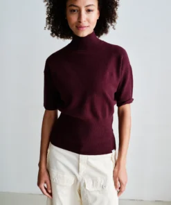 Penn&Ink W26 Main W26B426 jumper aubergine