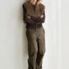 Penn&Ink W26 Main W26C383 waistcoat tabac - Afbeelding 6