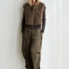 Penn&Ink W26 Main W26C383 waistcoat tabac - Afbeelding 4