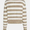 Penn&Ink W26 Main W26C400 jumper stripe brown ecru - Afbeelding 3