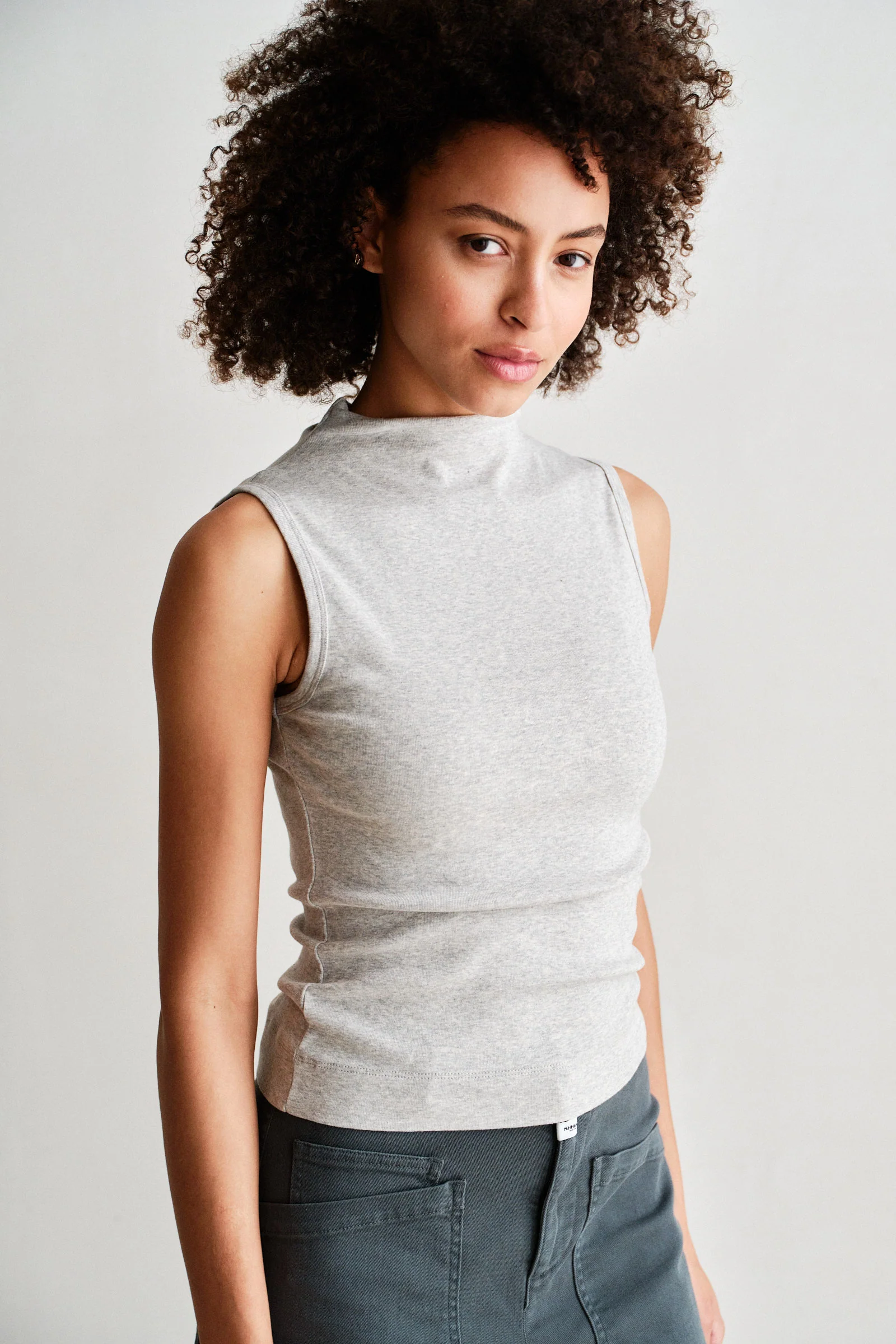 Penn&Ink W26 Main W26F1918 top grey mel - Afbeelding 5