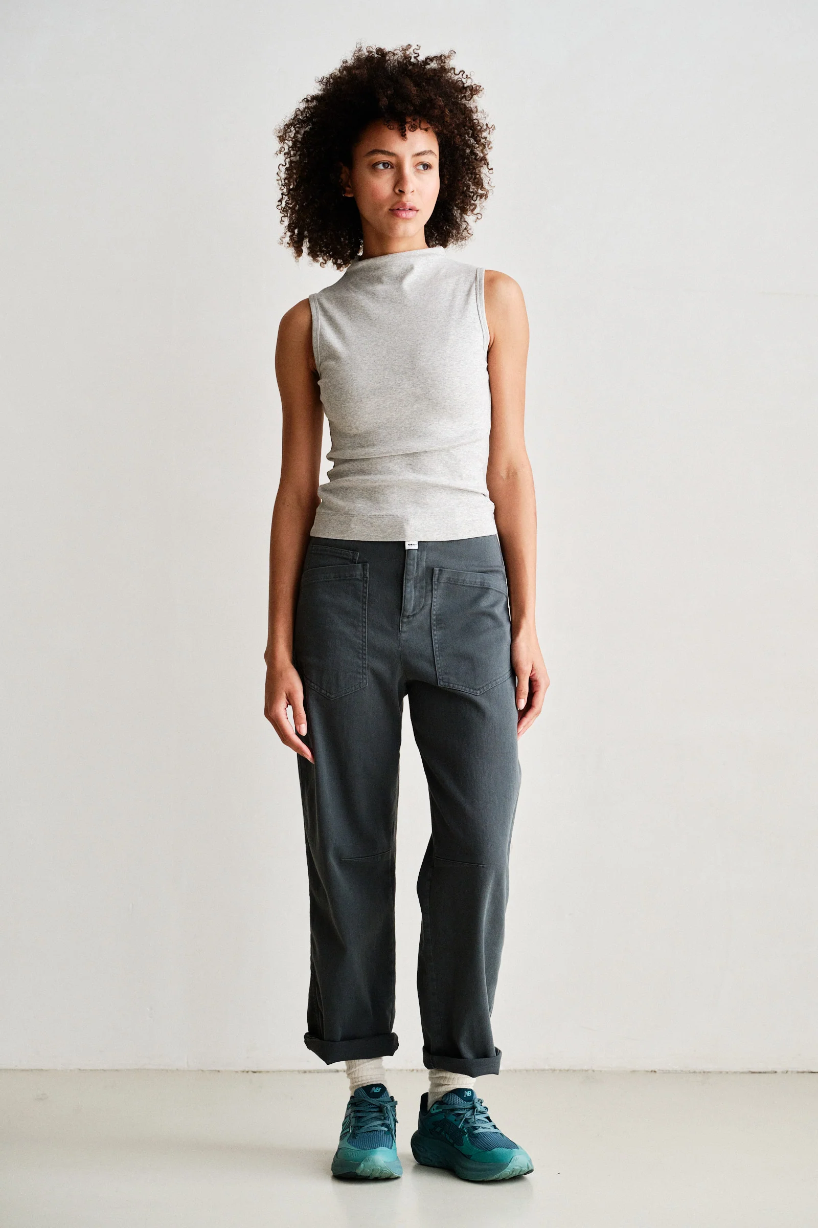 Penn&Ink W26 Main W26F1918 top grey mel - Afbeelding 4