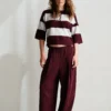 Penn&Ink W26 Main W26N1760 trousers aubergine