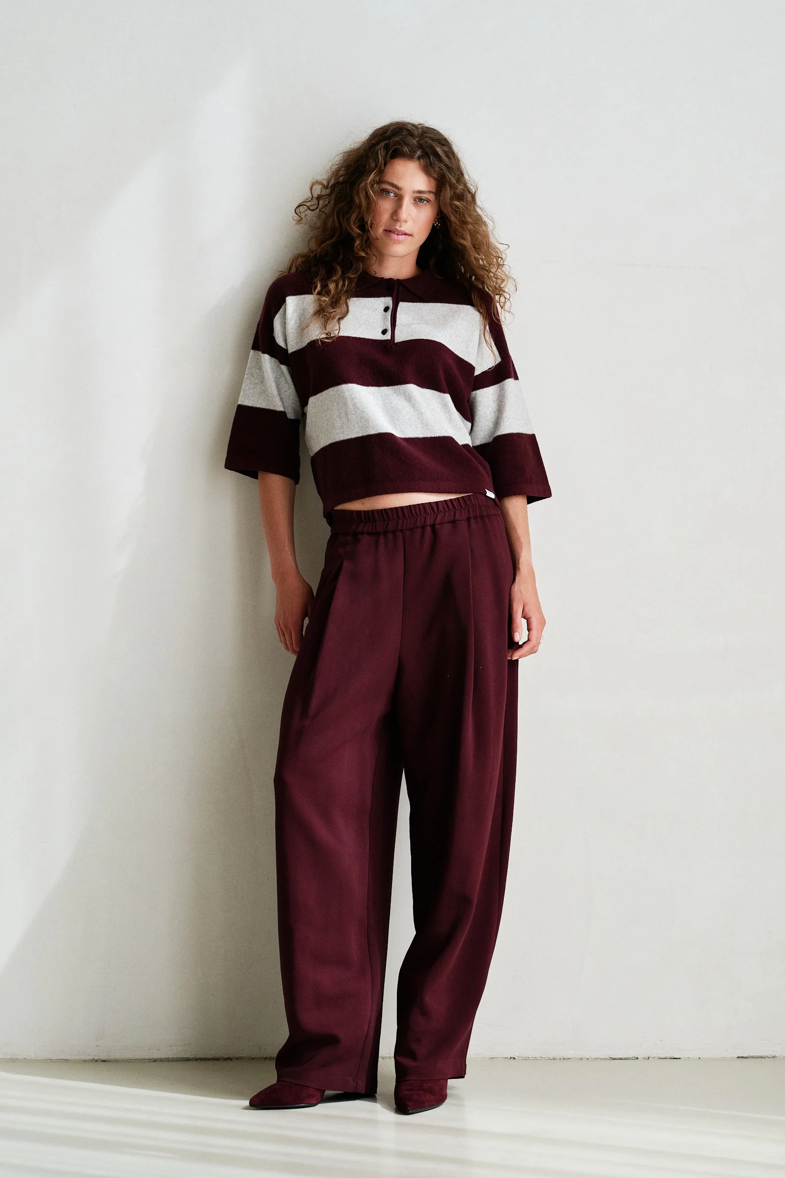 Penn&Ink W26 Main W26N1760 trousers aubergine - Afbeelding 5