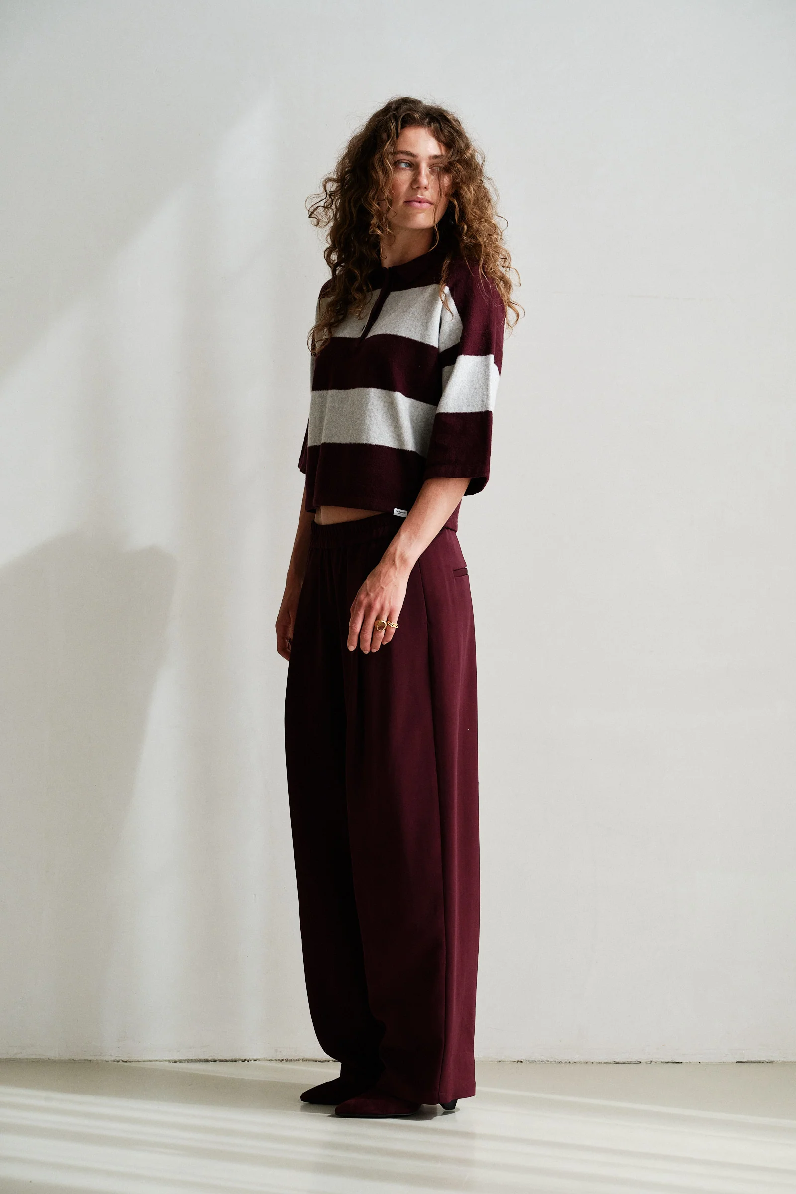 Penn&Ink W26 Main W26N1760 trousers aubergine - Afbeelding 4