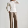 Penn&Ink W26 Main W26T1307 trousers stripe dessert ecru - Afbeelding 5