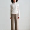 Penn&Ink W26 Main W26T1307 trousers stripe dessert ecru - Afbeelding 4