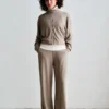 Penn&Ink W26 Main W26T1307 trousers stripe dessert ecru - Afbeelding 6