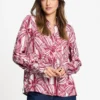 Pom Amsterdam W26 SP9734 Blouse Mila ribbon red - Afbeelding 6