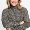 Pom Amsterdam W26 SP9732 Blouse Noa check brown - Afbeelding 4