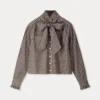 Pom Amsterdam W26 SP9732 Blouse Noa check brown - Afbeelding 2