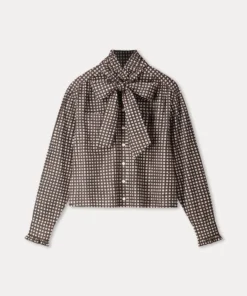 Alternative view of Pom Amsterdam W26 SP9732 Blouse Noa check brown