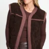 Pom Amsterdam W26 SP9666 Gilet Gigi chocolate brown - Afbeelding 3