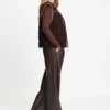 Pom Amsterdam W26 SP9666 Gilet Gigi chocolate brown