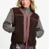Pom Amsterdam W26 SP9666 Gilet Gigi chocolate brown - Afbeelding 8