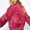 Pom Amsterdam W26 SP9745 Jacket Ashley embroidery bows red - Afbeelding 3
