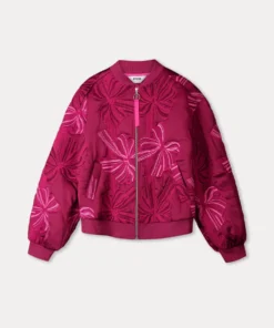 Alternative view of Pom Amsterdam W26 SP9745 Jacket Ashley embroidery bows red