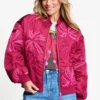 Pom Amsterdam W26 SP9745 Jacket Ashley embroidery bows red